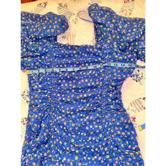 MABLE RUCHED FLORAL BODYCON DRESS S - Picture 8 of 9